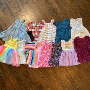 Toddler Girl Dress Bundle size 2T- Carters and misc.